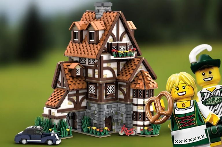 LEGO Ideas Traditional German Cottage Project Creation by sNICKers77 Achieves 10 000