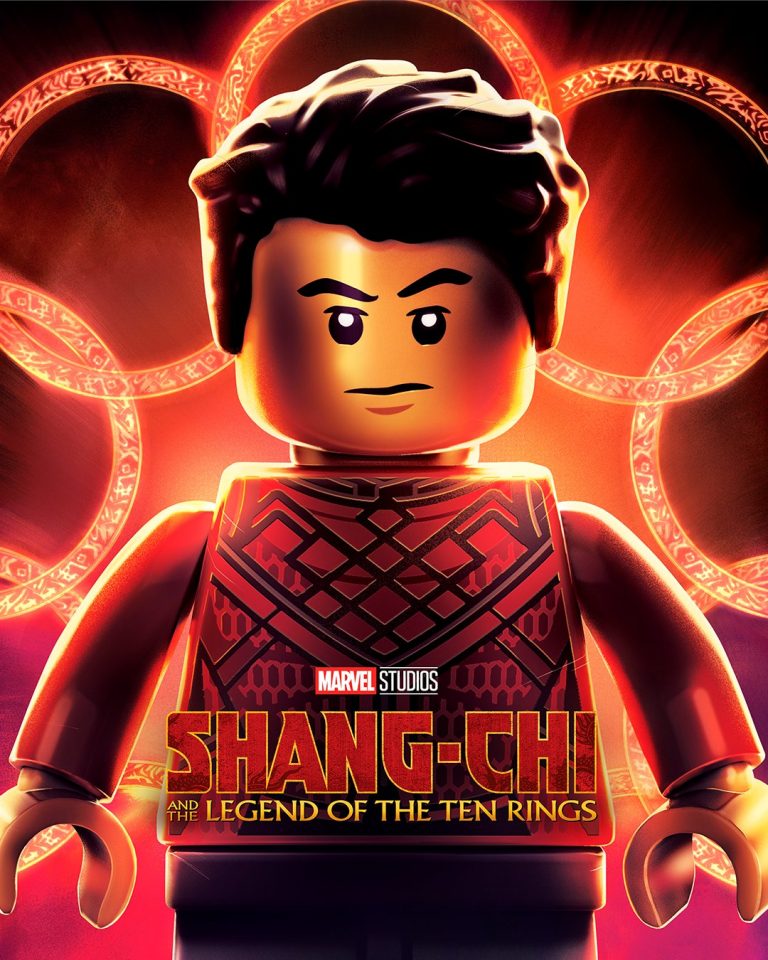 LEGO Marvel Studios Shang-Chi And The Legend Of The Ten Rings Minifigure Poster Artwork 2021