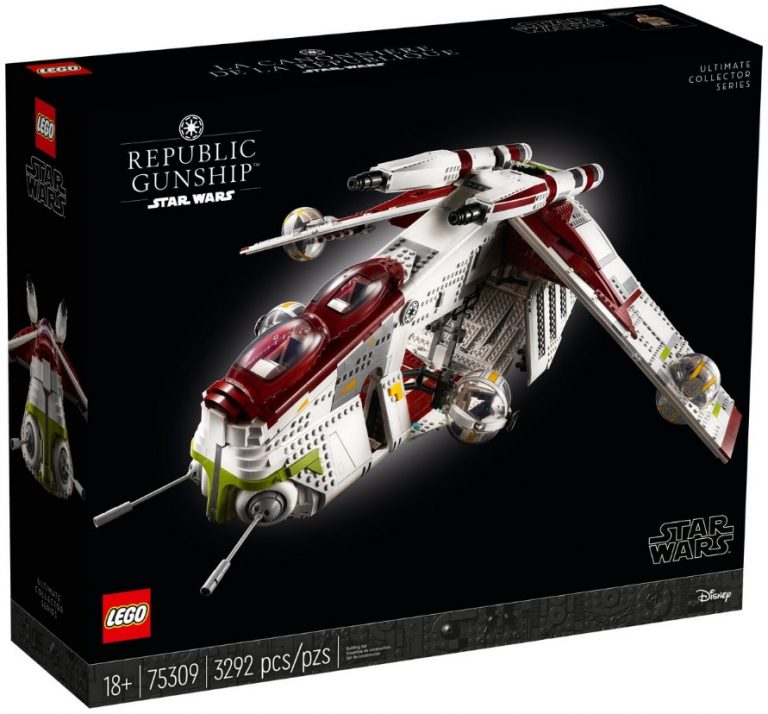 LEGO Star Wars Republic Gunship 75309 Ultimate Collector's Series Front Box (Summer 2021 August Release Date)