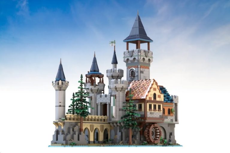 2021 LEGO IDEAS The Medieval Fortress (Castle) Project Creation by LEt.sGO Achieves 10 000 Supporters