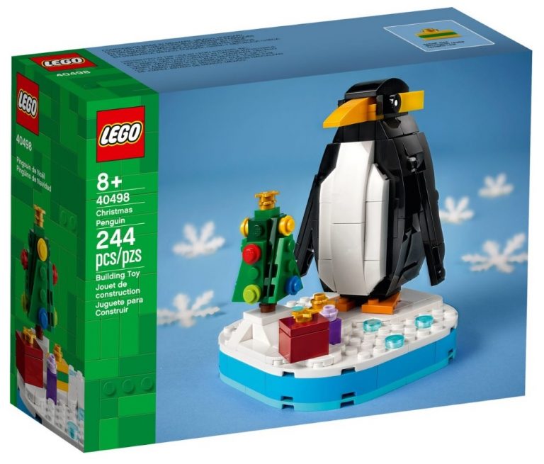 LEGO 40498 Christmas Penguin 2021 Holiday Set Front Box (Release Date - Fall 2021 October)