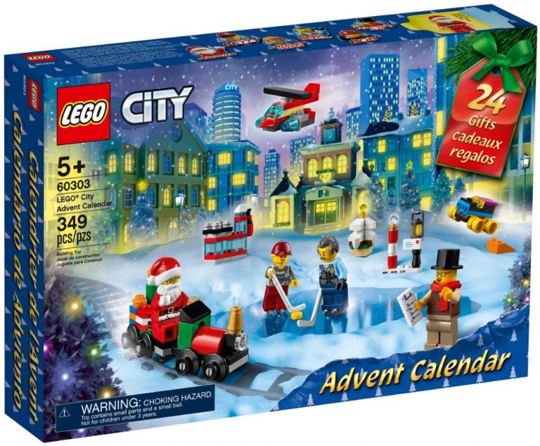 LEGO City 60303 Advent Calendar 2021 Front Box Christmas Holiday December