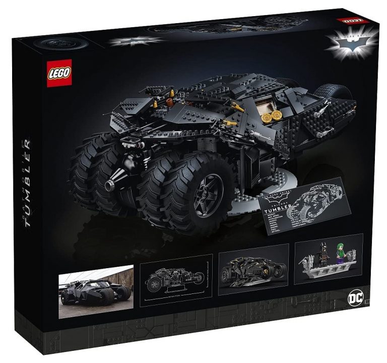 LEGO DC Comics 76240 Batmobile Tumbler Dark Knight Back Box (November 1, 2021 Release Date)