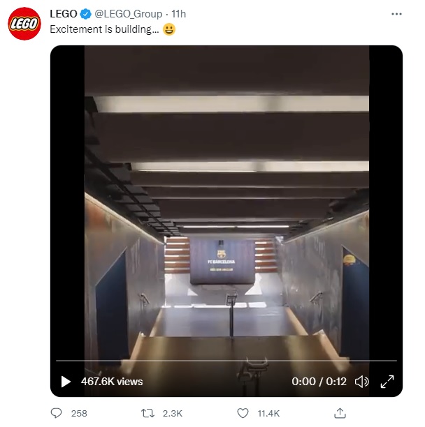 LEGO FC Barcelona's Football Stadium Camp Nou 2021 Set Leak & Teaser