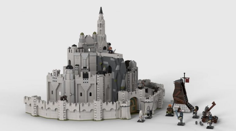 LEGO IDEAS Minas Tirith Project Creation by GJC15344 Achieves 10 000 Supporters