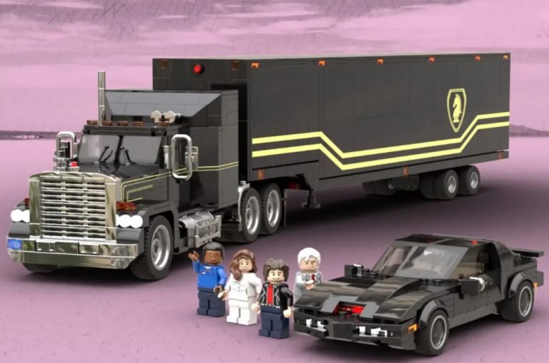 LEGO Ideas Knight Ride Kitt And The Flag Mobile Command Unit by HenkvdL05 Project Creation Achieves 10 000 Supporters