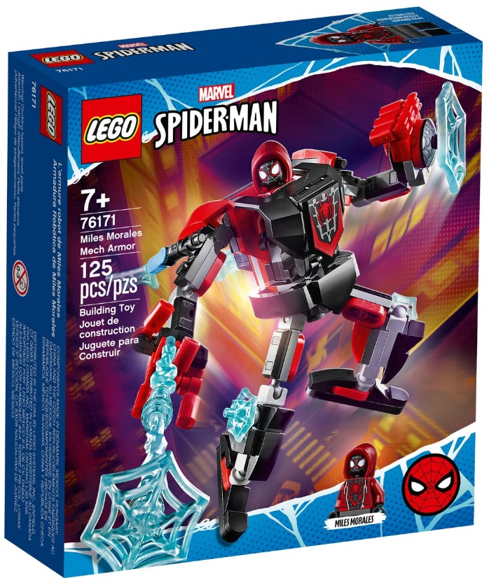 LEGO Marvel Spider-Man Super Heroes Miles Morales Mech Armor 76171 Front Box