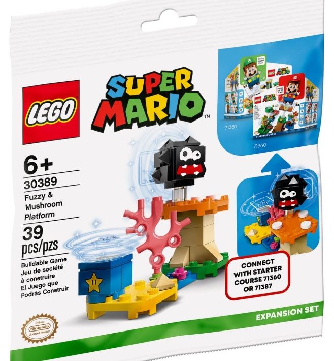 LEGO Shop at Home August 2021 GWP Promo Gift Offer Now Live: Super Mario Fuzzy Mushroom Platform Set - Toys N Bricks