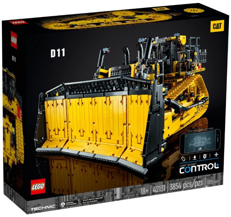 LEGO Technic 42131 App-Controlled Cat D11 Bulldozer Front Box October 2021 Release Date