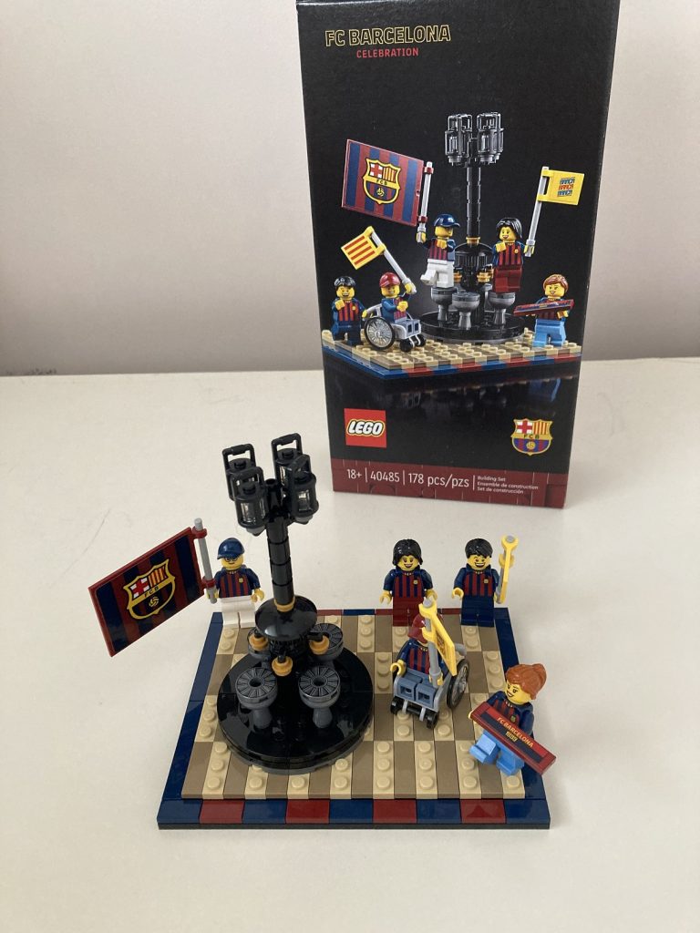 LEGO Creator Expert 40485 FC Barcelona Celebration Complete Set With Box GWP Gift With Purchase September 2021 Promo Offer Review