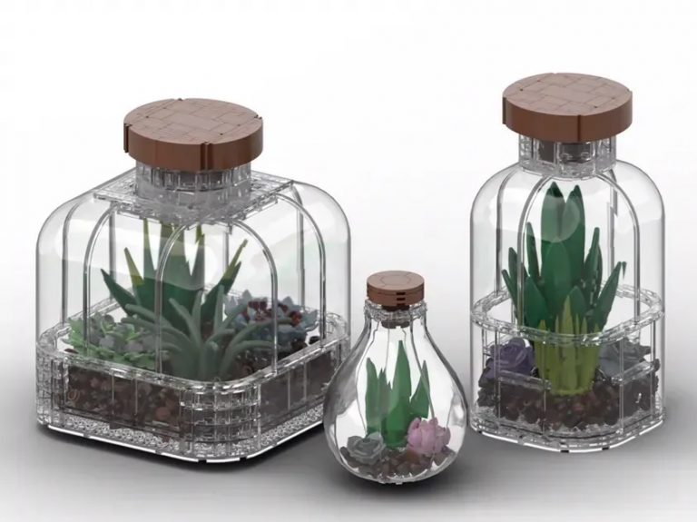 LEGO IDEAS Project Creation Terrariums by Galaxy333 Achieves 10 000 Supporters