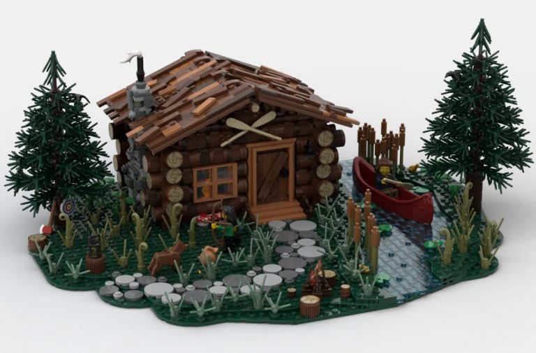 LEGO Ideas Log Cabin Project Creation by Galaxy333 Achieves 10 000 Supporters