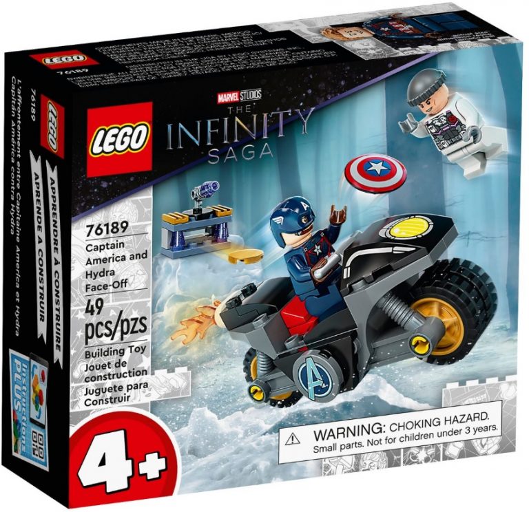 LEGO Marvel Studios Infinity Saga 76189 Captain America and Hydra Face Off Front Box