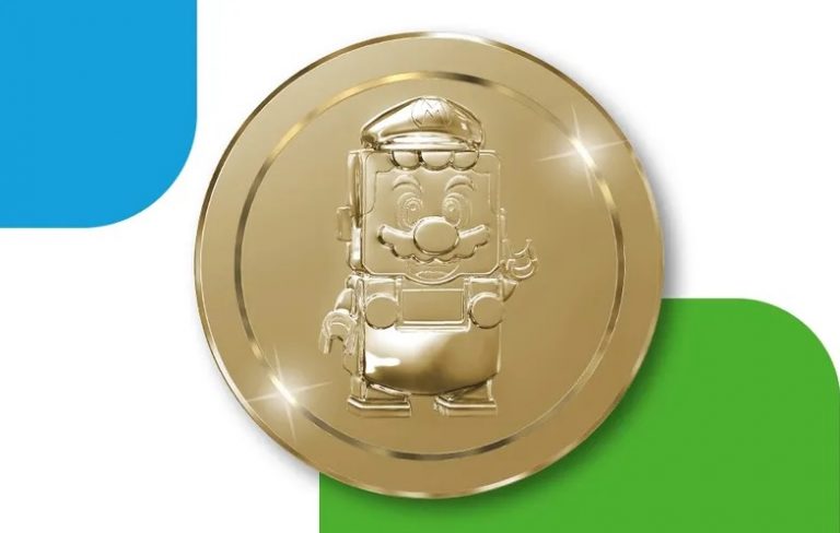 Nintendo LEGO Super Mario 5006396 Gold Coin 2021 Limited Edition