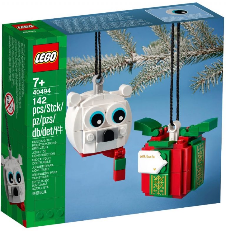 LEGO 40494 Polar Bear & Gift Pack Holiday 2021 Christmas Sets Front Box
