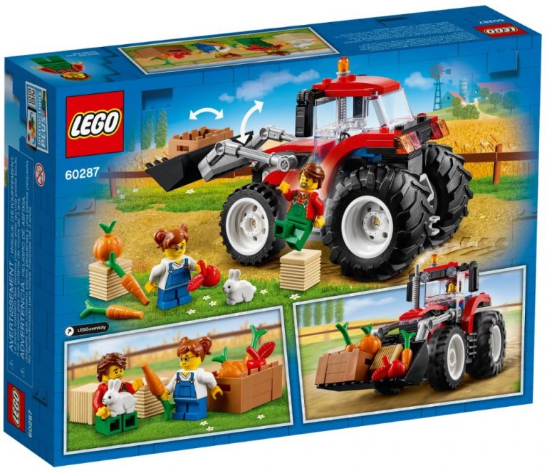 LEGO City Tractor 60287 Back Box