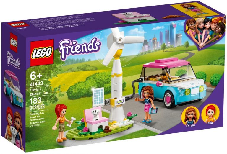 LEGO Friends 41443 Olivia's Electric Car Front Box