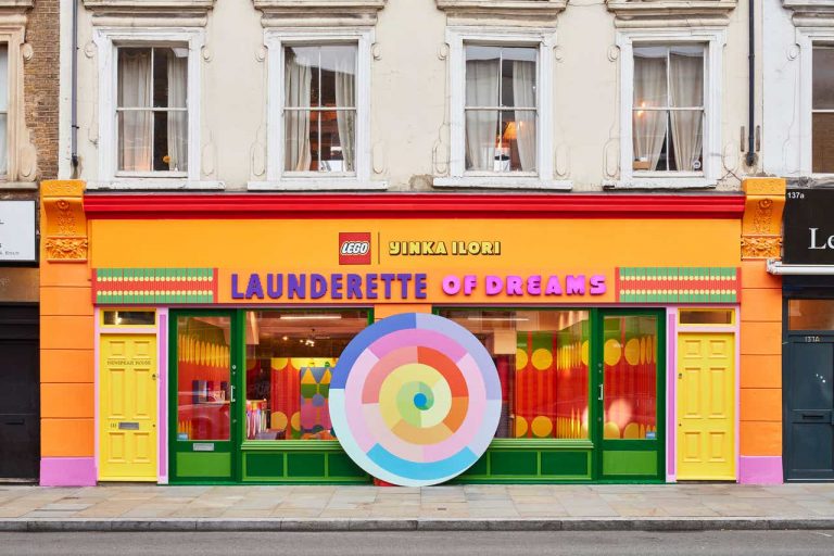 LEGO Group Launderette of Dreams By Artist Yinka Llori Storefront