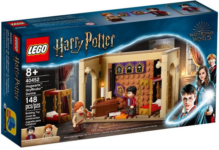 LEGO Harry Potter 40452 Hogwarts Gryffindor Dorms October & November 2021 Promo Gift GWP Front Box