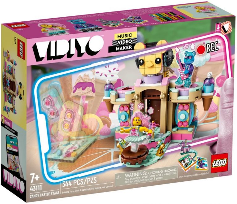 LEGO VIDIYO 43111 Candy Castle Stage Front Box