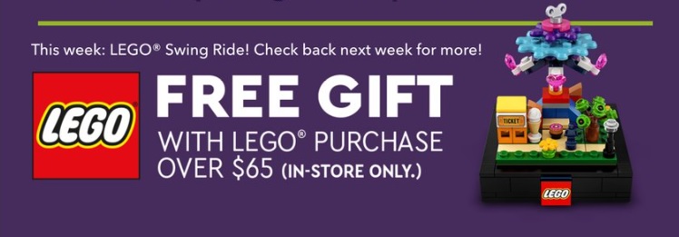 ToysRUs Canada 2021 LEGO Bricktober Week 3 Sales & Promo Gift Fun Fair Swing Ride