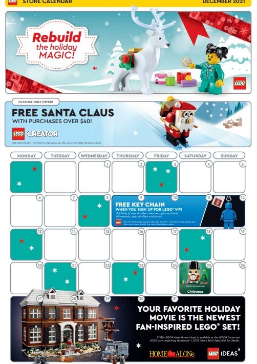 Lego Store Calendars For 2022 Year Cancelled & Discontinued – Toys N Bricks