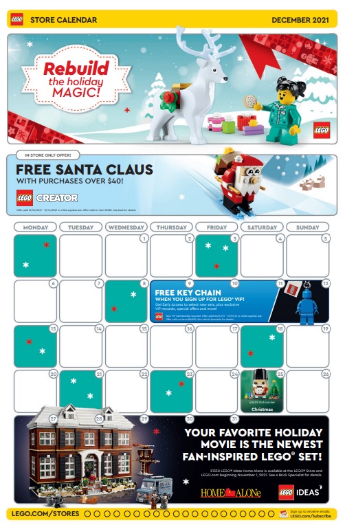 Lego May 2022 Calendar Lego Store Calendars For 2022 Year Cancelled & Discontinued – Toys N Bricks