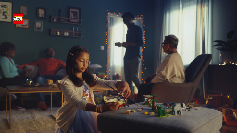 LEGO Build to Give - Rebuild The World Holiday Christmas 2021 Marketing Campaign Kids Playing