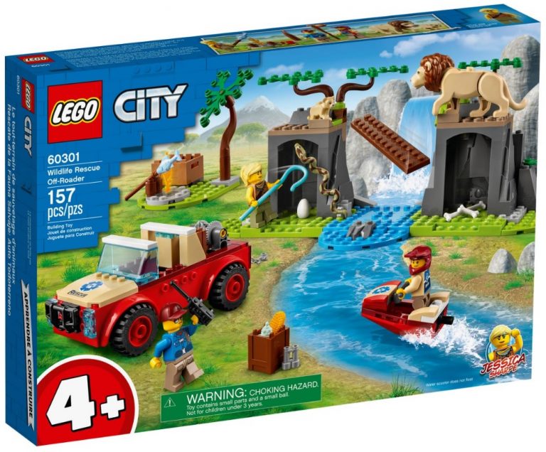 LEGO City 60301 Wildlife Rescue Off-Roader Front Box 2021
