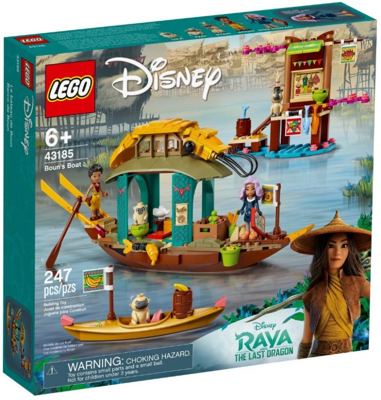 LEGO Disney Raya & The Last Dragon 43185 Boun's Boat Front Box 2021