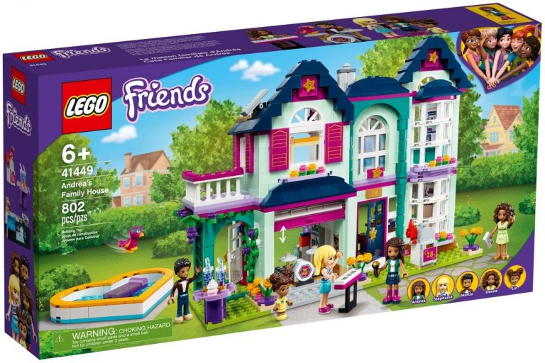 LEGO Friends 41449 Andrea's Family House Front Box 2021