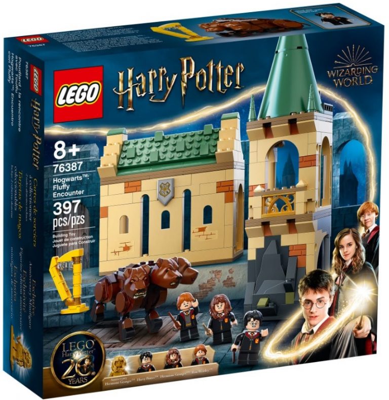 LEGO Harry Potter 76387 Hogwarts Fluffy Encounter Front Box Summer June 2021 Release
