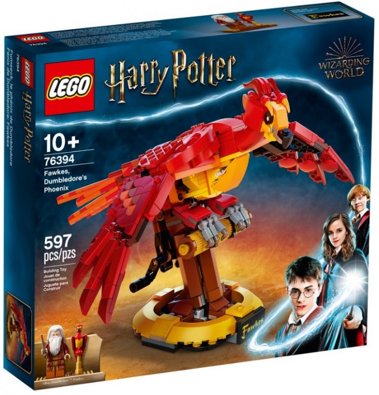 LEGO Harry Potter 76394 Fawkes, Dumbledore’s Phoenix Front Box 2021