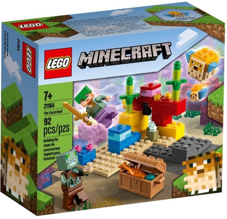 LEGO Minecraft 21164 The Coral Reef Front Box