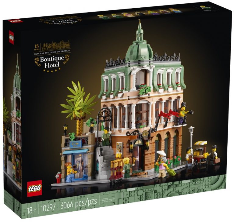 18+ LEGO Creator Expert 10297 Boutique Hotel Modular Building Collection 2022 January Winter Release Date Front Box