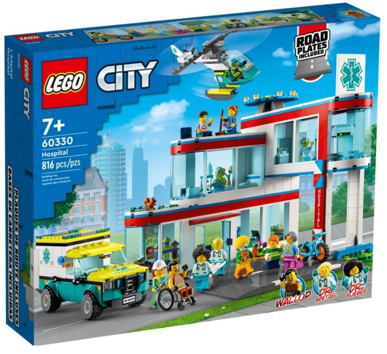 LEGO City 60330 Hospital January Winter 2022 Release Date Front Box