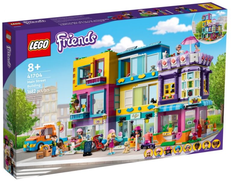 LEGO Friends 41704 Main Street Building January Winter 2022 Release Date Front Box