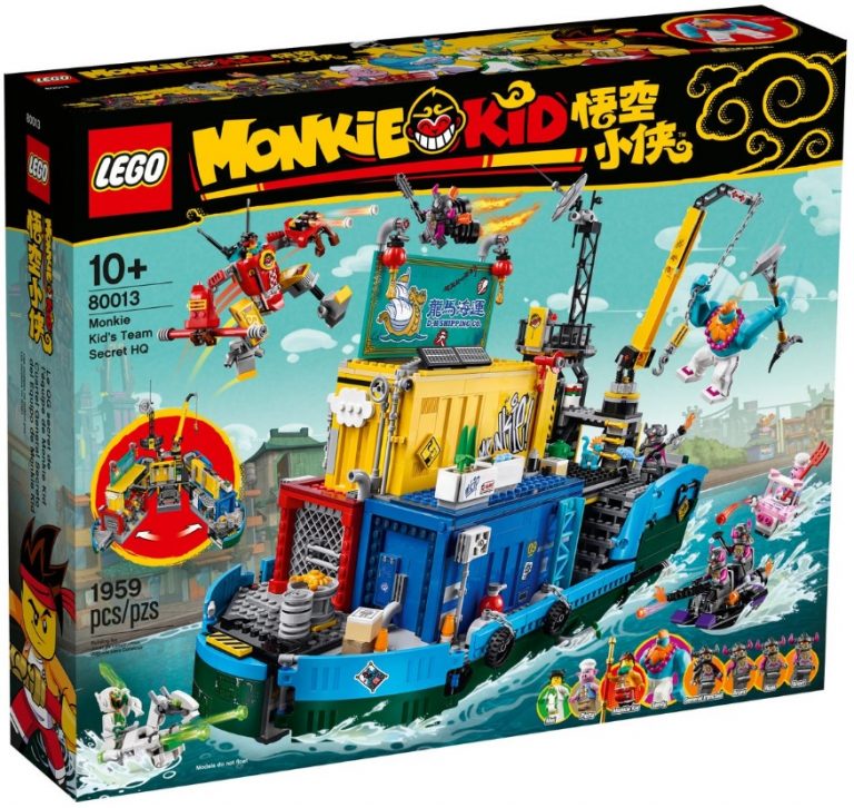 LEGO Monkie Kid’s Team Secret HQ 80013 Front Box