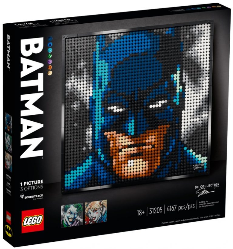 18+ LEGO ARTS DC Comics 31205 Jim Lee Batman Collection 3 in 1 Front Box - March 2022 Release Date