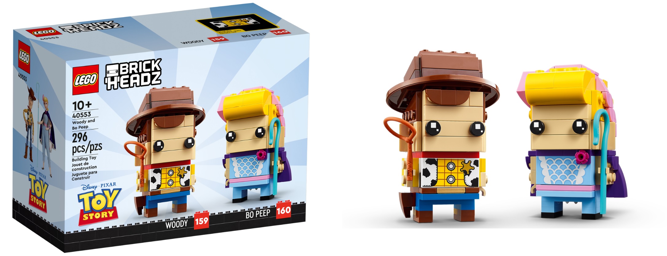 LEGO BrickHeadz February 2022: Netflix Stranger Things Demogorgon & Eleven,  Toy Story Woody and Bo Peep & Looney Tunes Road Runner & Wile E. Coyote Set  Images, Prices & Release Dates -