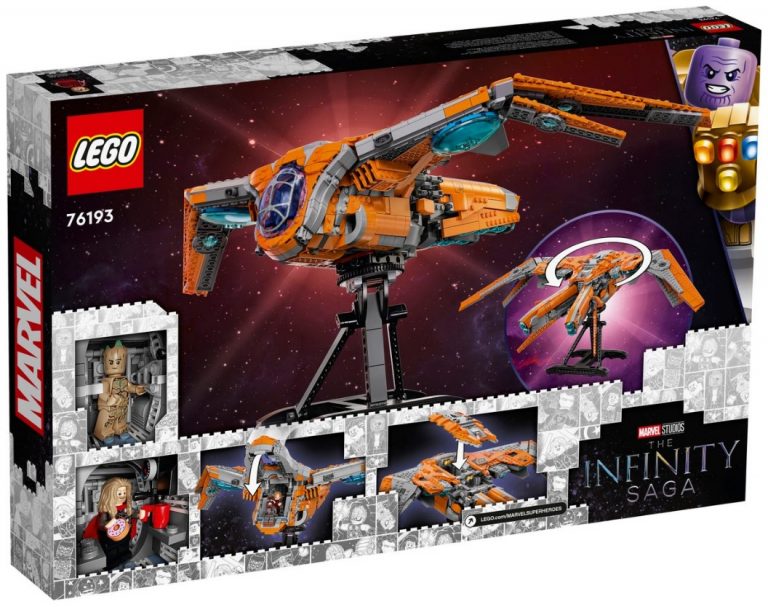 LEGO Marvel 76193 The Guardians’ Ship 2021 Back Box
