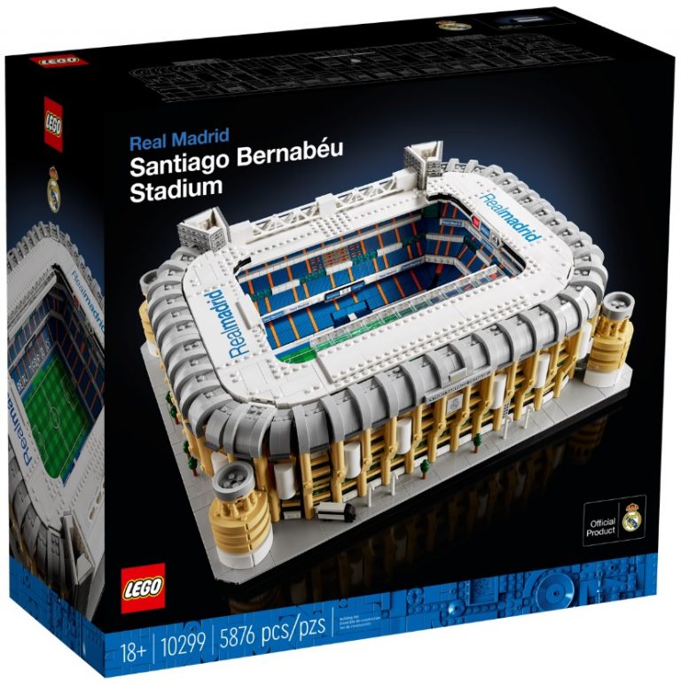 18+ LEGO Creator Expert 10299 Real Madrid – Santiago Bernabéu Stadium Front Box March 2022 Release Date