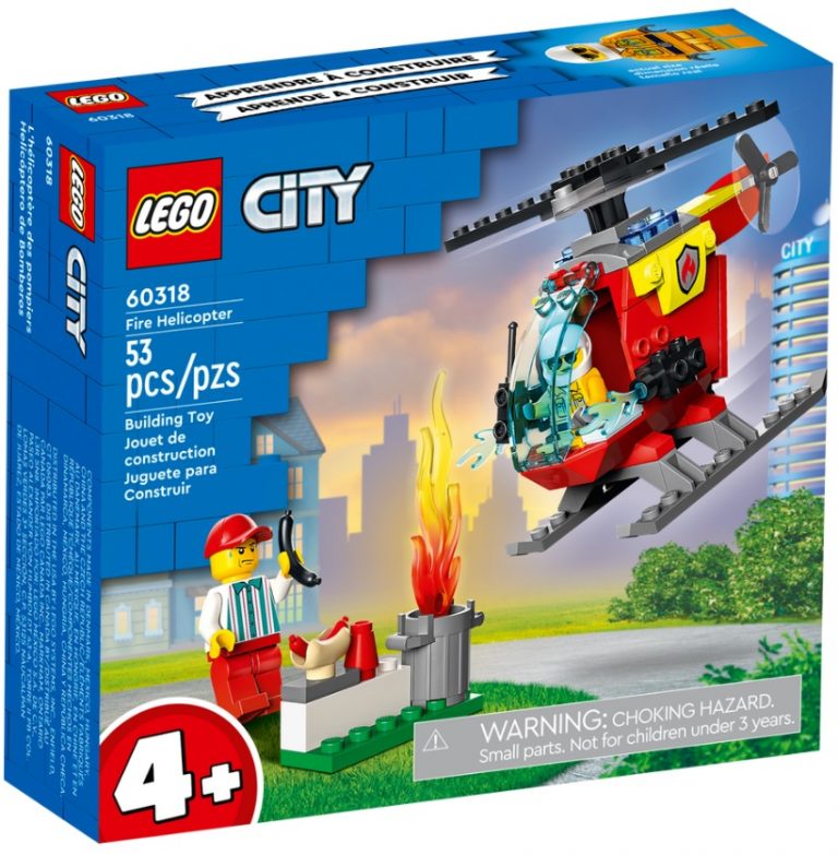 LEGO City 60318 Fire Helicopter Front Box