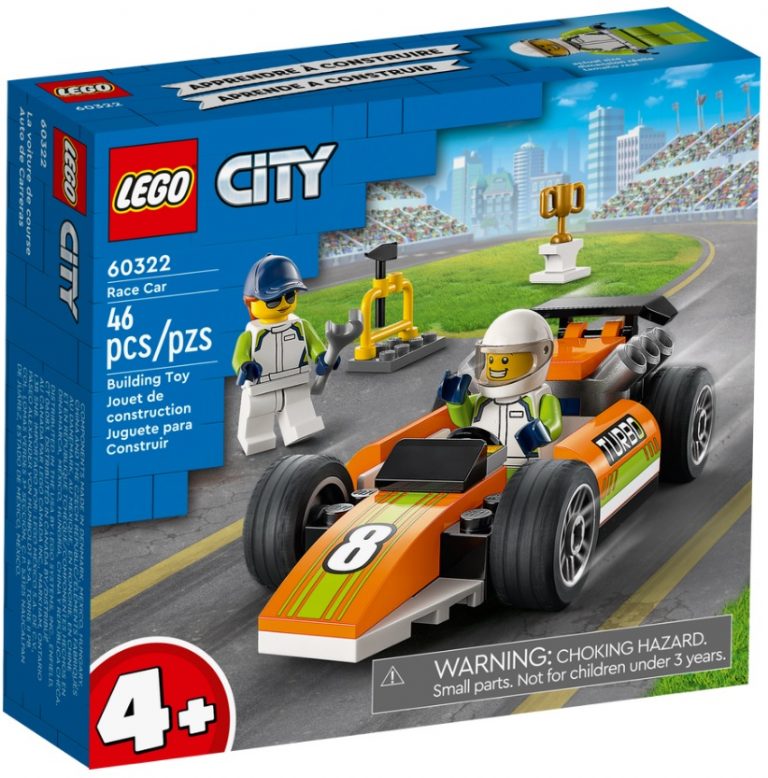 LEGO City Race Car 60322 Front Box 2022 January Release Date