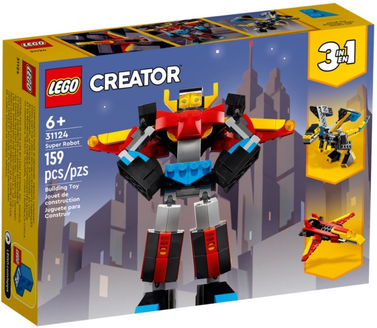 LEGO Creator 3in1 31124 Super Robot Front Box March 2022