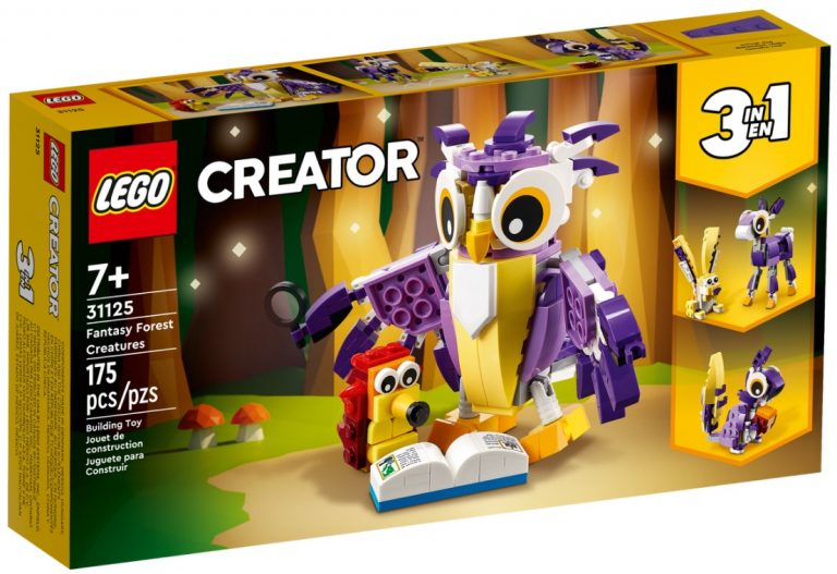 LEGO Creator 3in1 31125 Fantasy Forest Creatures March 2022 Release Date Front Box