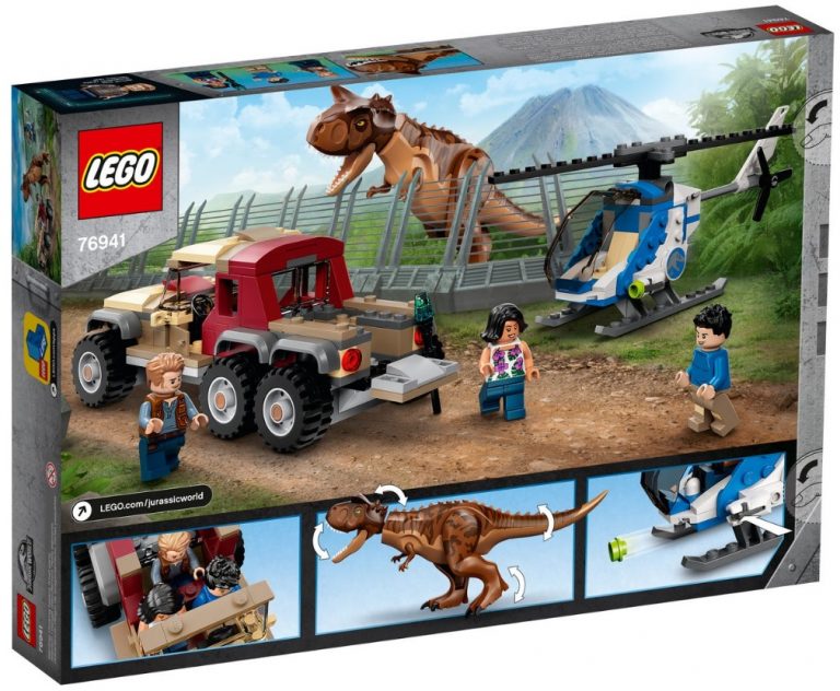 LEGO Jurassic World 76941 Carnotaurus Dinosaur Chase Back Box