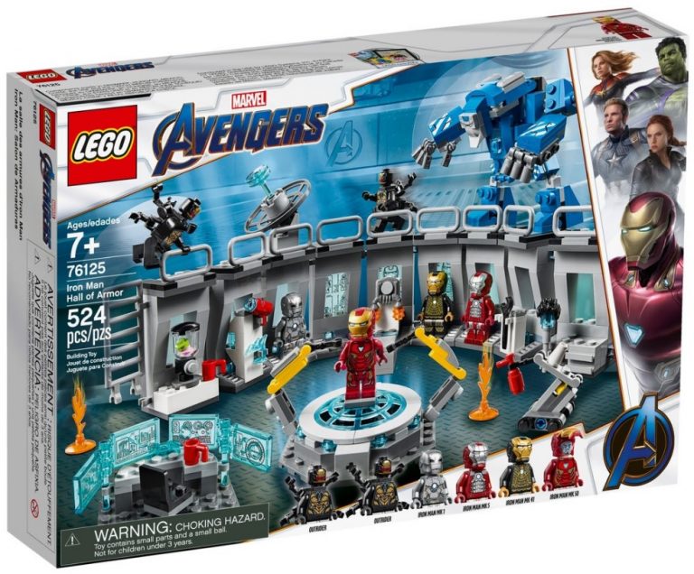 LEGO Marvel Avengers 76125 Iron Man Hall of Armor Front Box