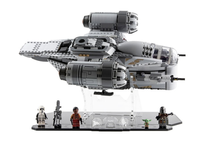 Wicked Bricks Custom Display Stand for LEGO Star Wars 75292 Mandalorian The Razor Crest Image