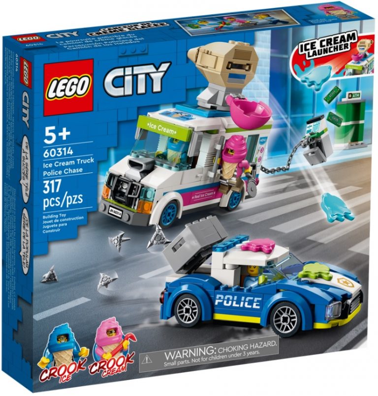 LEGO City 60314 Ice Cream Truck Police Chase Front Box